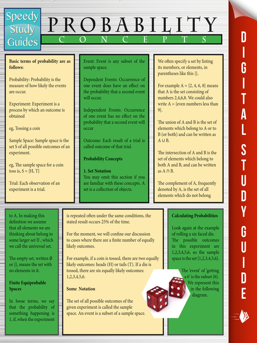 Cover image for Probability Concepts